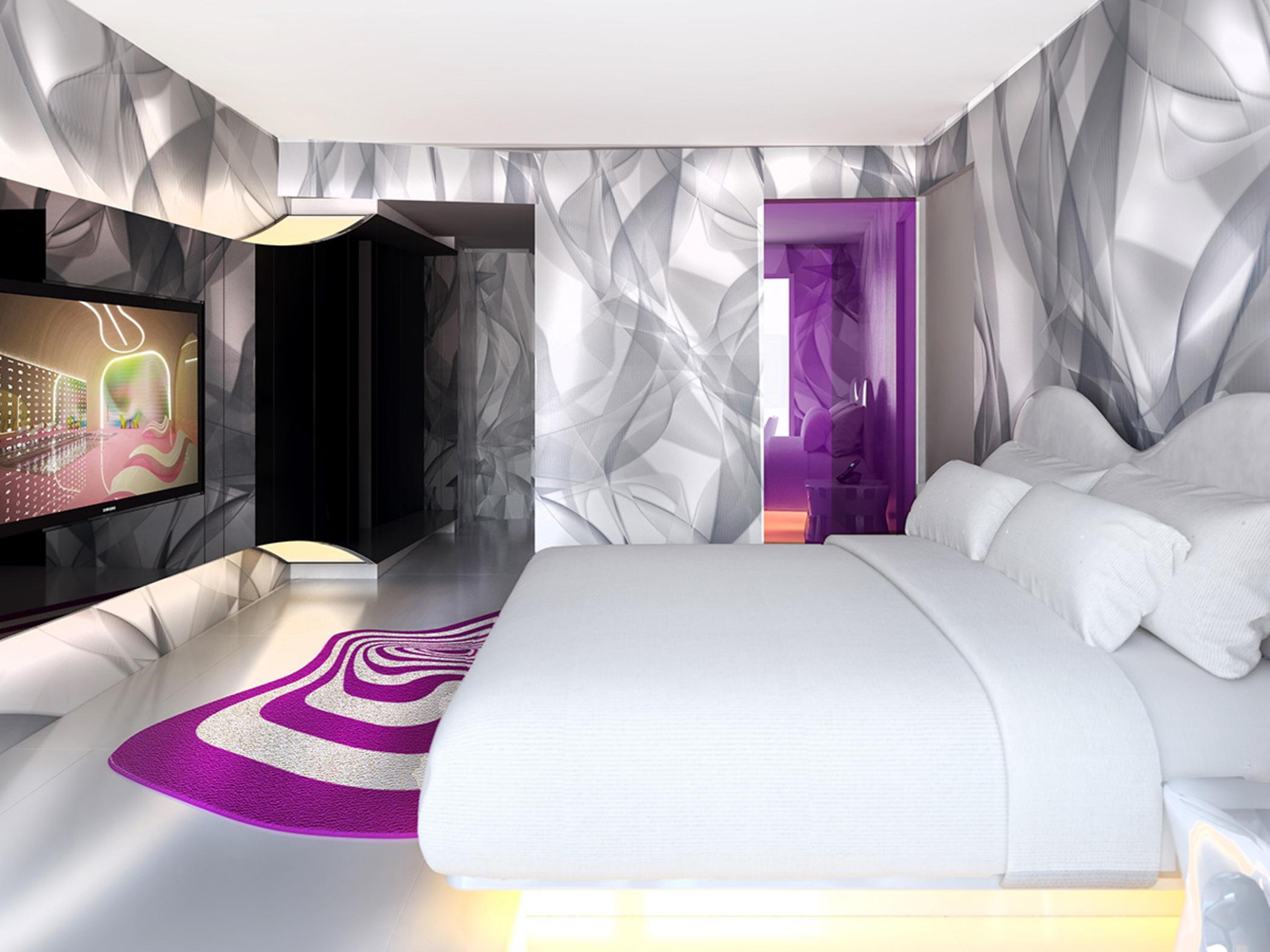 منتجع تيمبتيشن كانكون - شامل الكل - للكبار فقط المظهر الخارجي الصورة A room at the W Hotel
